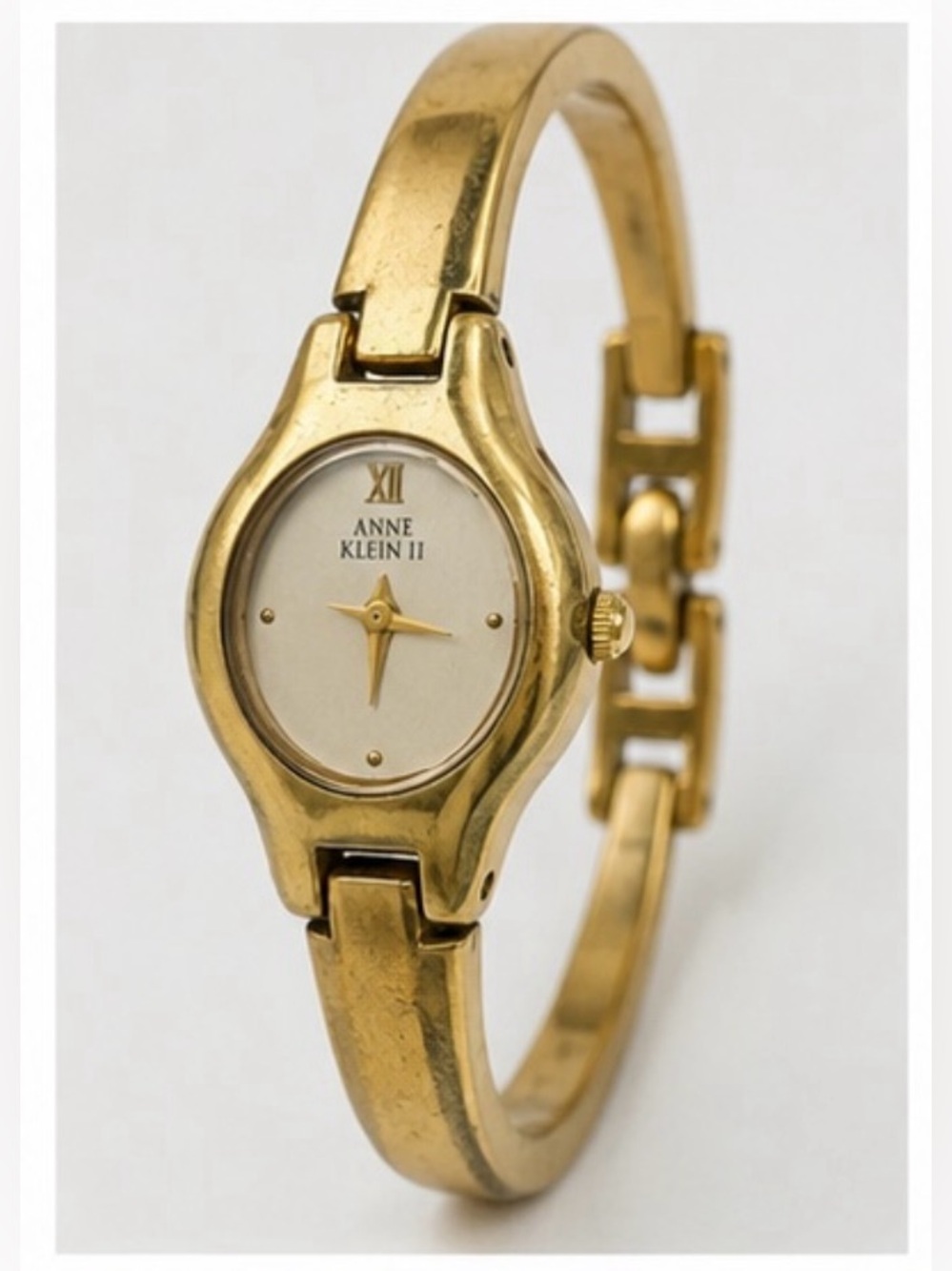 Anne Klein Il Ladies Gold Tone Bracelet Watch - Not Working